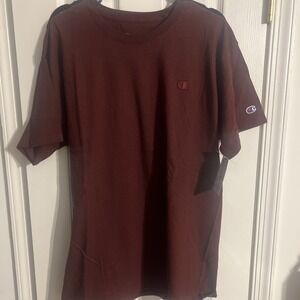 Mens Champion Athletic Wear Maroon T Shirt NEW! NWT Size L